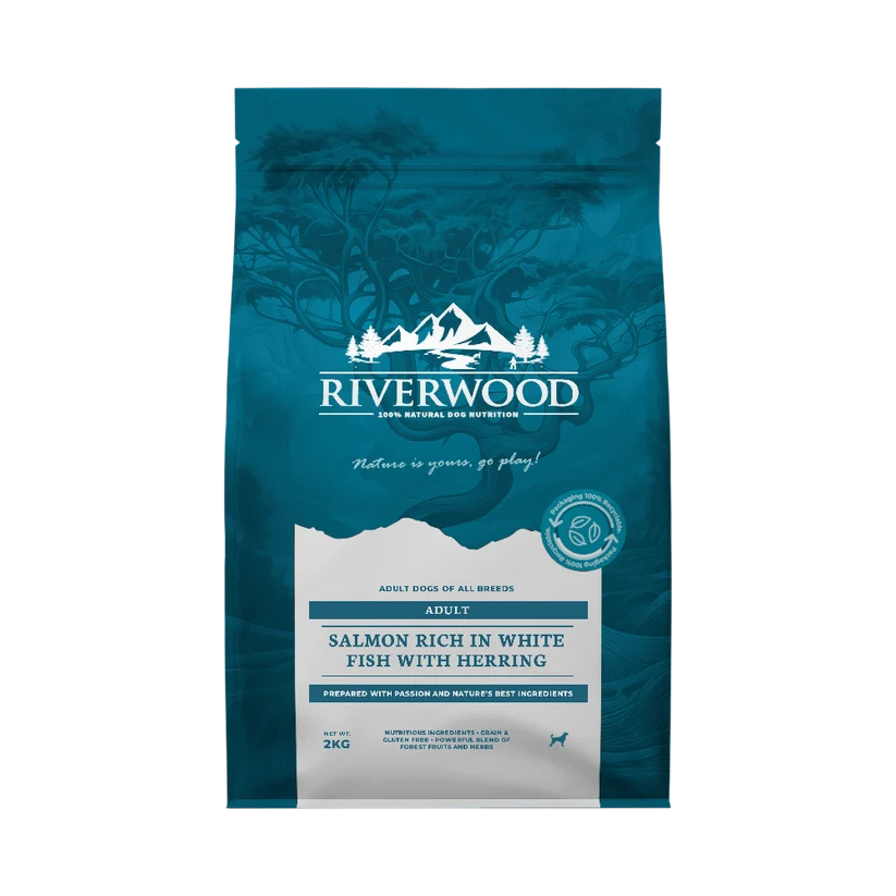 Riverwood 2kg Adult Łosoś i Biała ryba ze Śledziem