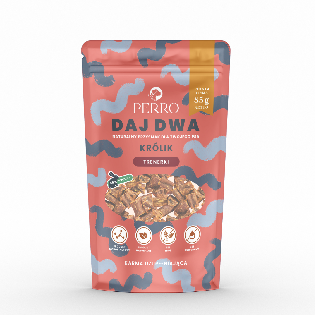 Perro DAJ DWA Królik Trenerki 85g