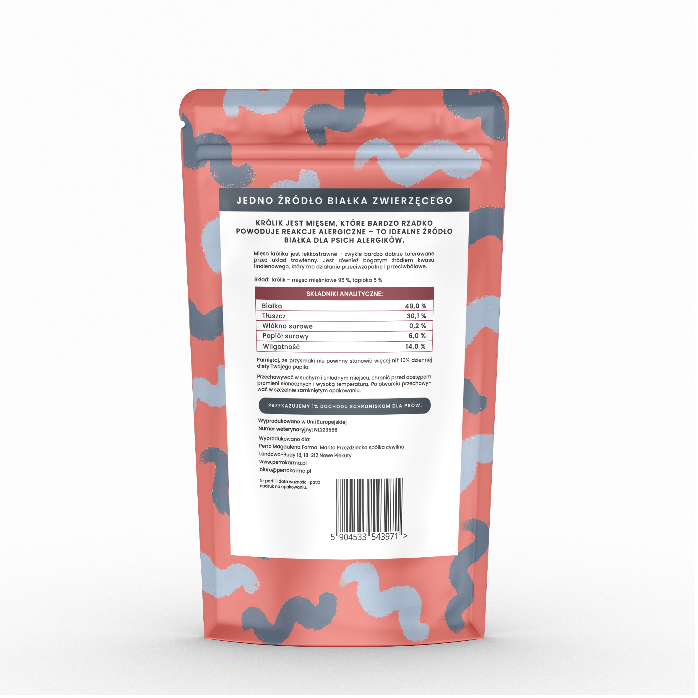 Perro DAJ DWA Królik Trenerki 85g - obrazek 3
